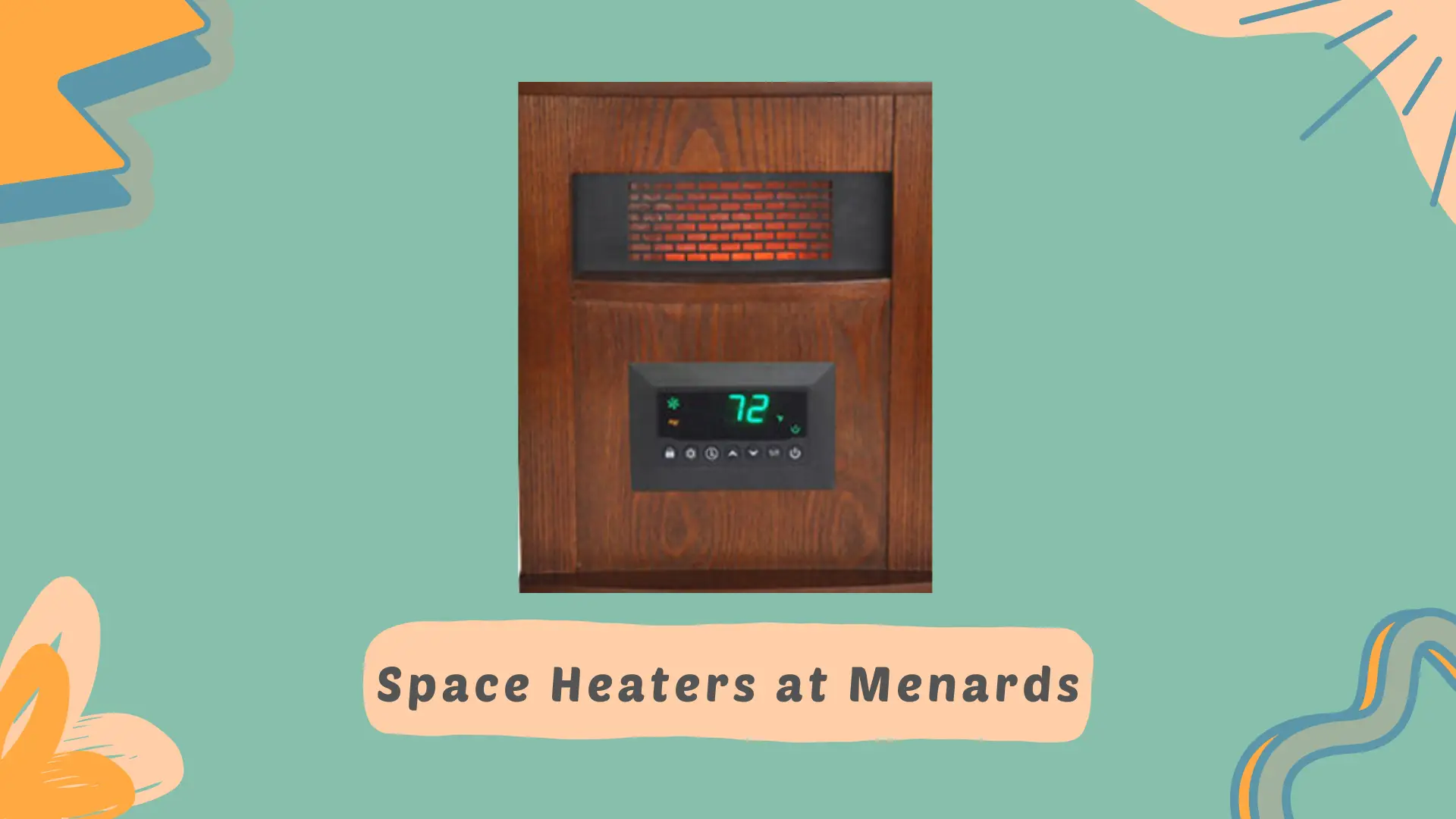 space heaters at Menards